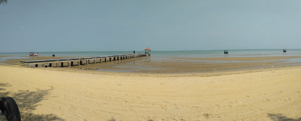 panorama Pantai Karang Jahe, Rembang