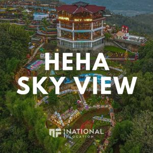 rekomendasi tempat wisata viral hits populer view bagus murah di Gunungkidul Jogja yang cocok untuk anak muda dan keluarga - HeHa Sky View Jogja