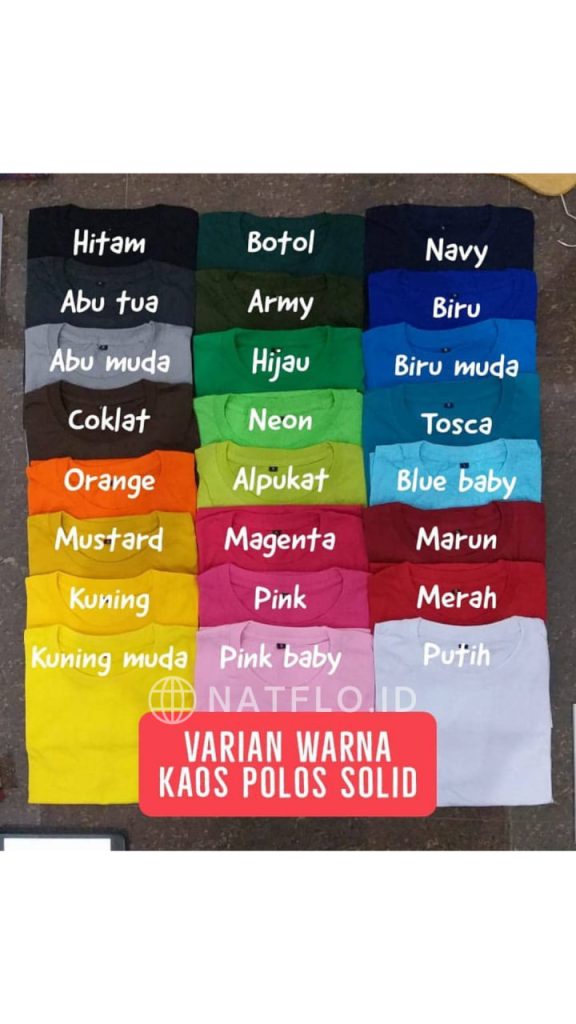 pilihan warna kaos polos katun combed cotton 30s bagus berkualitas di toko kaos jogja (2)